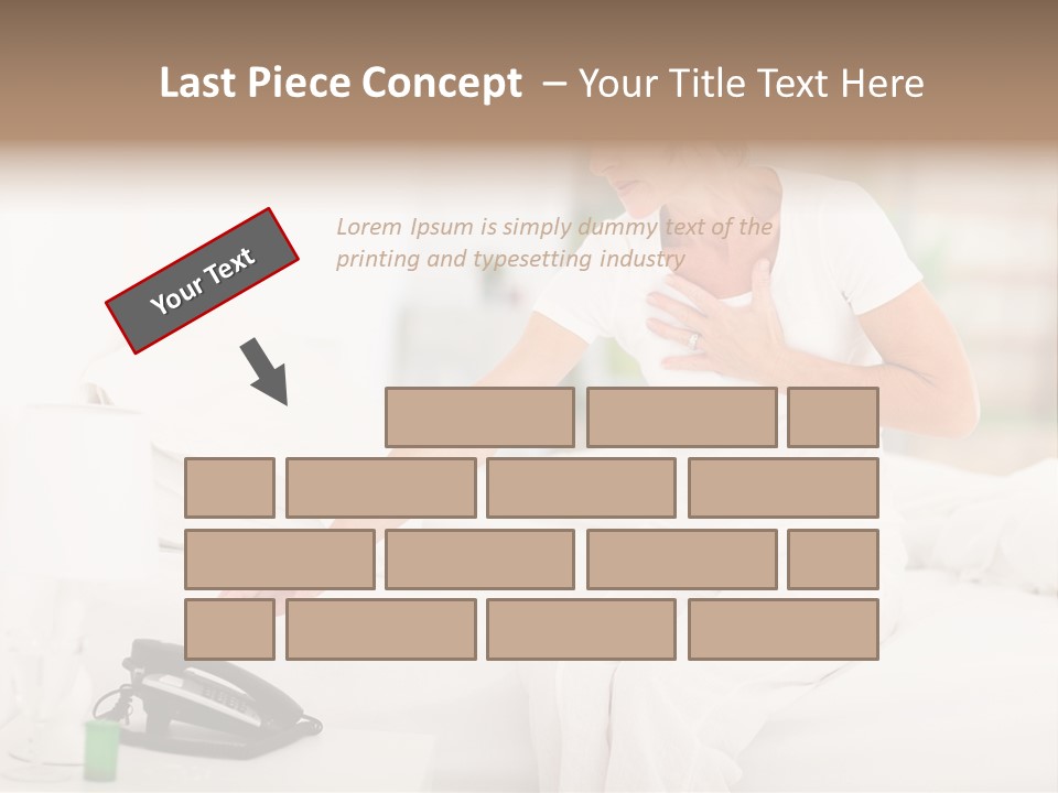 Mid Age Call Unhappy PowerPoint Template
