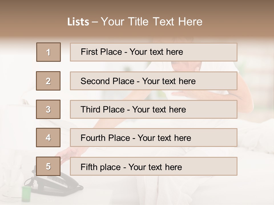 Mid Age Call Unhappy PowerPoint Template
