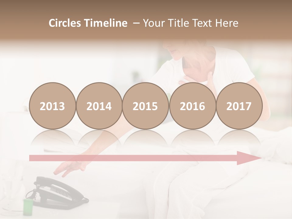 Mid Age Call Unhappy PowerPoint Template