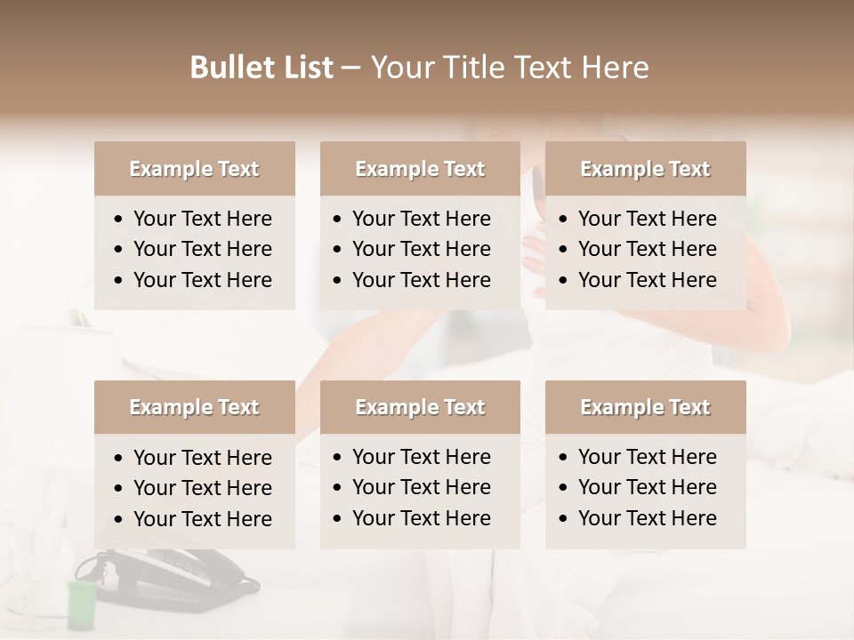 Mid Age Call Unhappy PowerPoint Template
