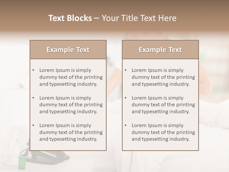 Mid Age Call Unhappy PowerPoint Template