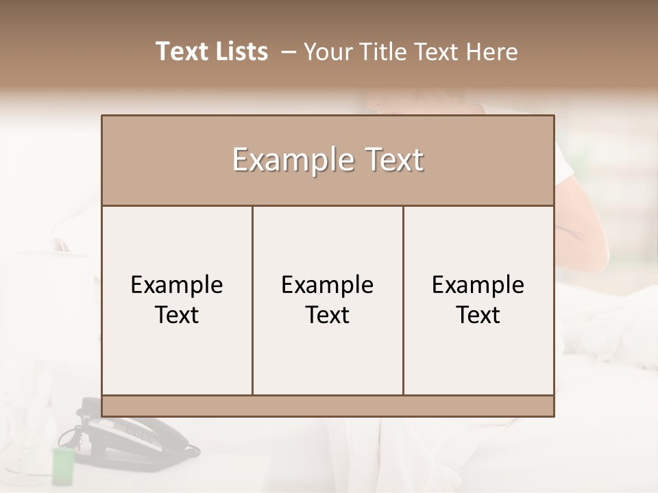 Mid Age Call Unhappy PowerPoint Template