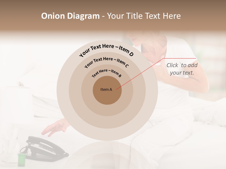 Mid Age Call Unhappy PowerPoint Template
