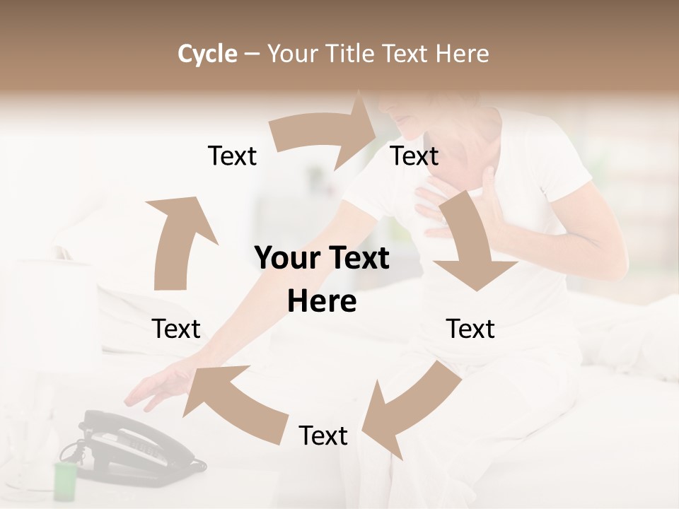 Mid Age Call Unhappy PowerPoint Template