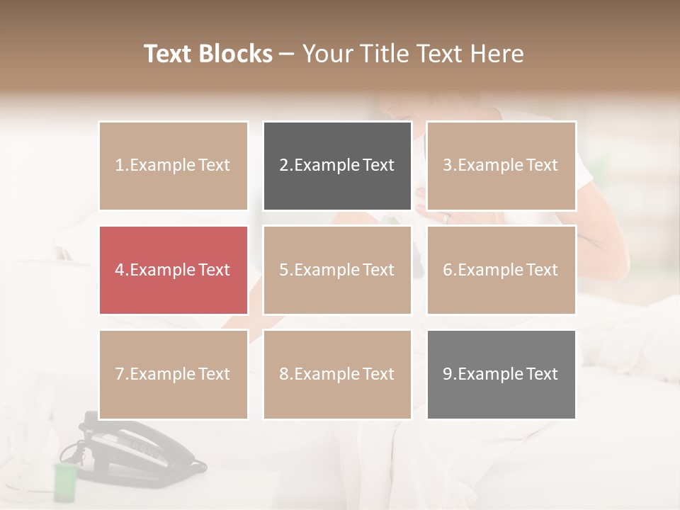 Mid Age Call Unhappy PowerPoint Template