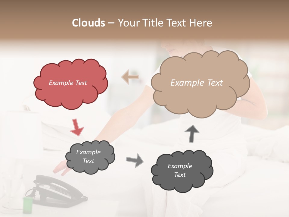 Mid Age Call Unhappy PowerPoint Template