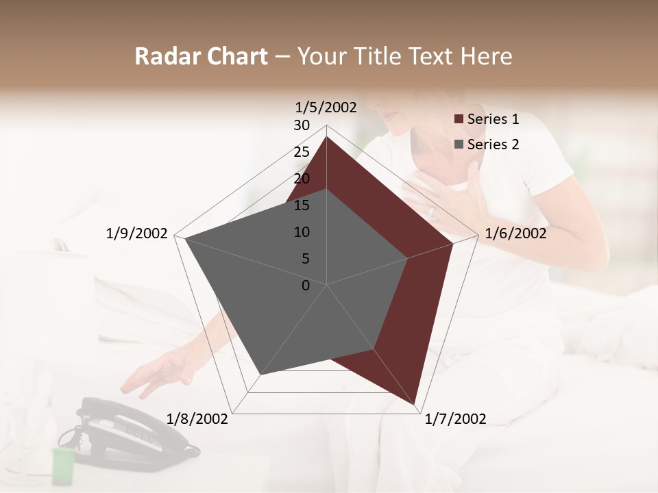 Mid Age Call Unhappy PowerPoint Template
