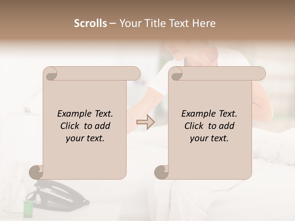 Mid Age Call Unhappy PowerPoint Template