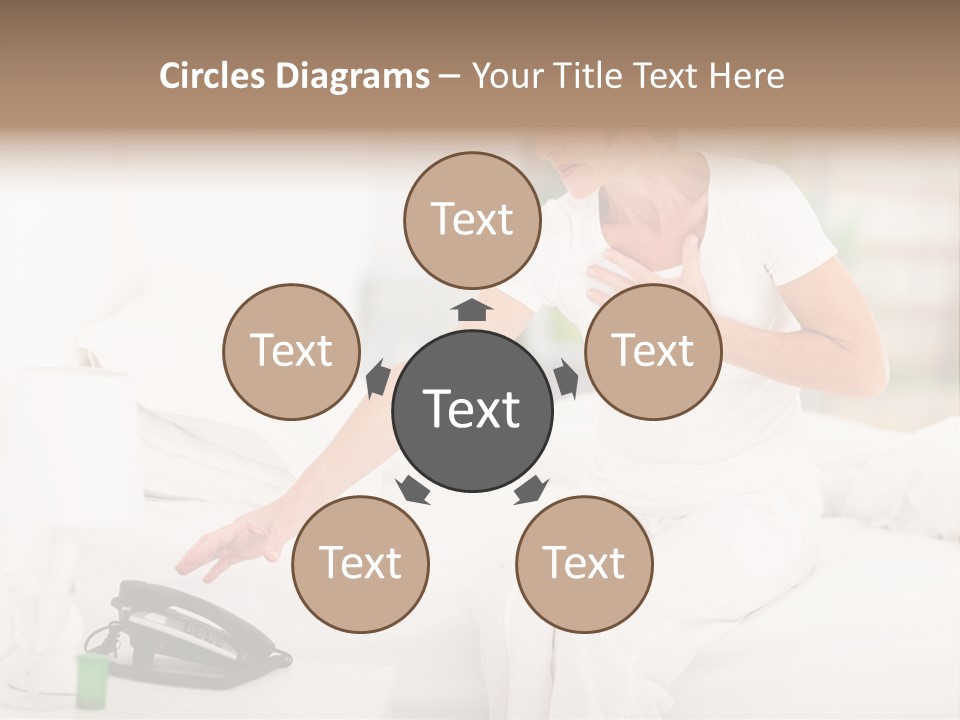 Mid Age Call Unhappy PowerPoint Template