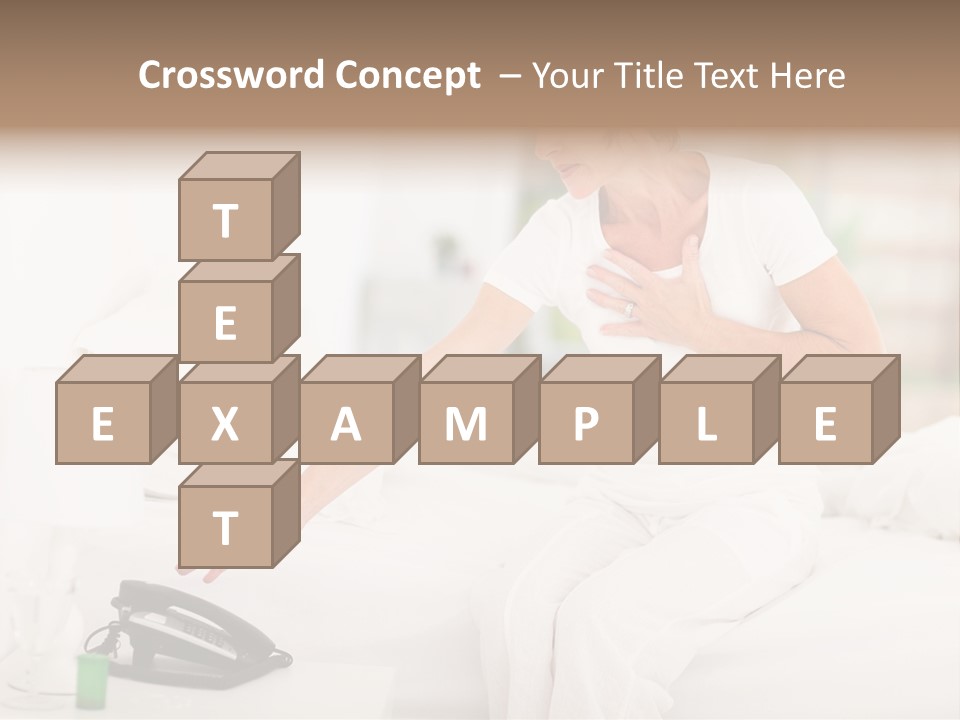 Mid Age Call Unhappy PowerPoint Template