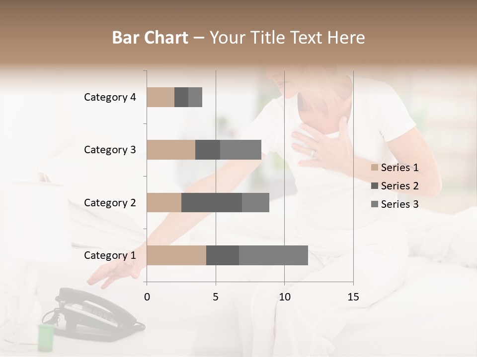 Mid Age Call Unhappy PowerPoint Template