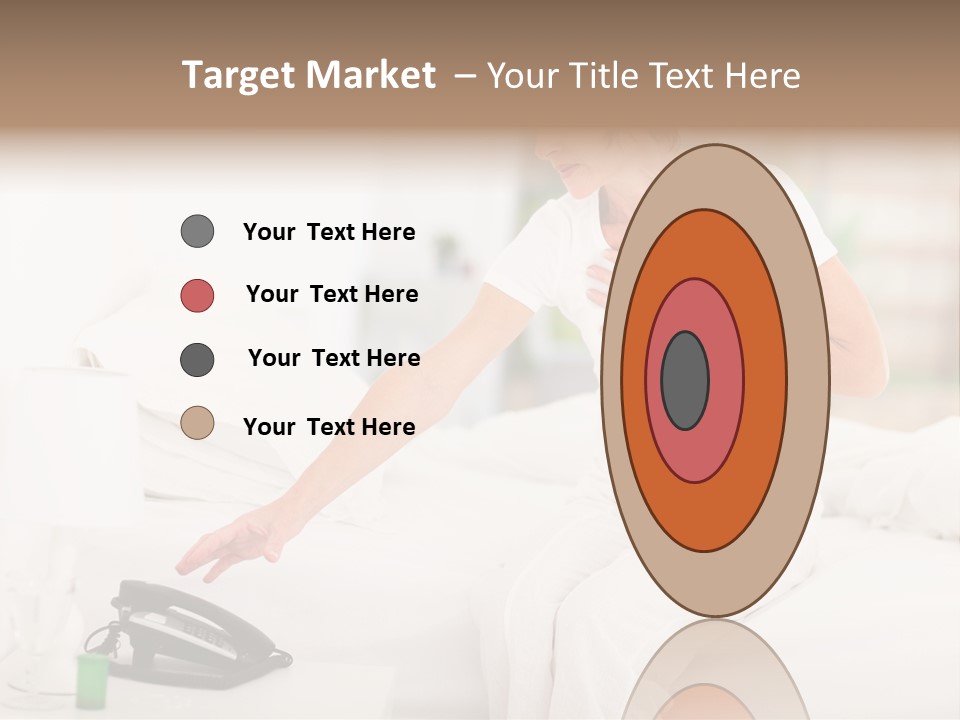 Mid Age Call Unhappy PowerPoint Template