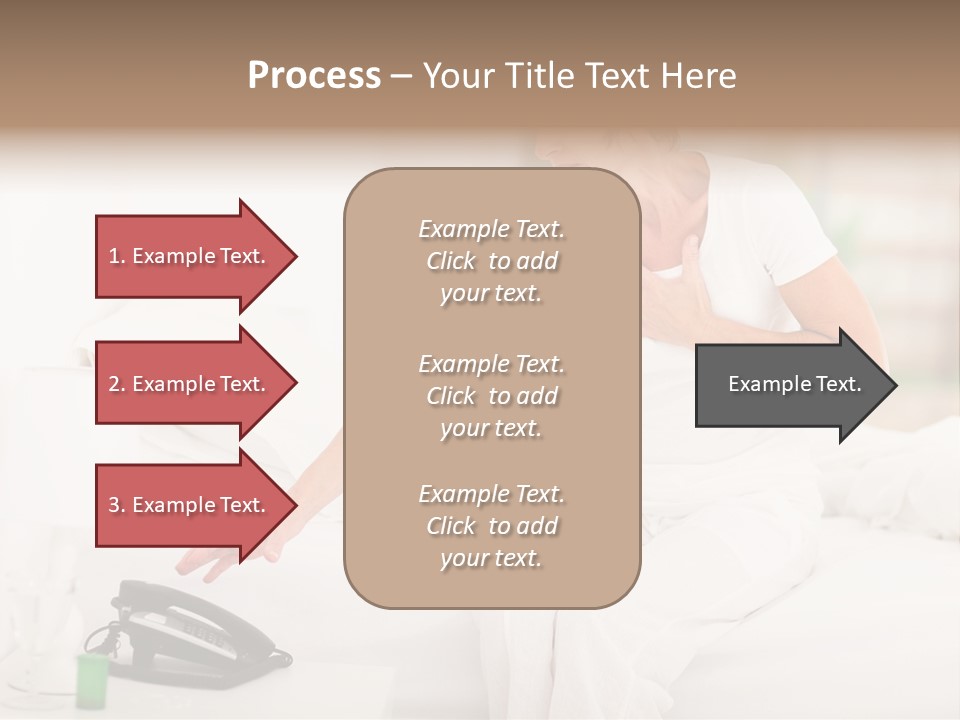 Mid Age Call Unhappy PowerPoint Template