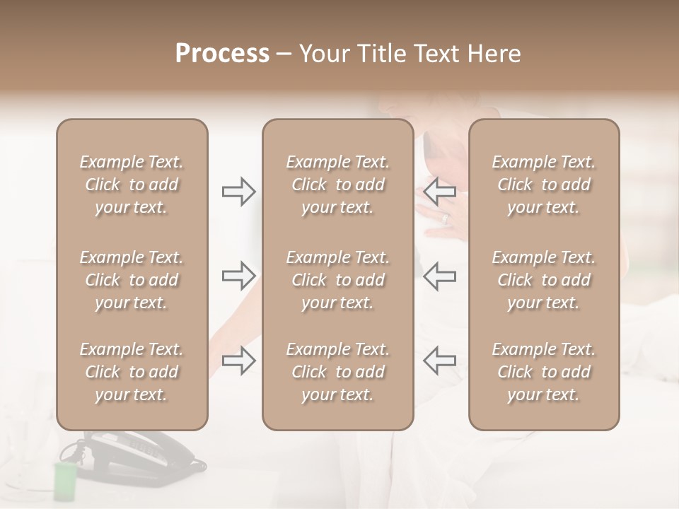 Mid Age Call Unhappy PowerPoint Template