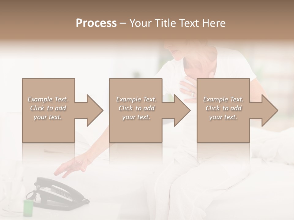 Mid Age Call Unhappy PowerPoint Template