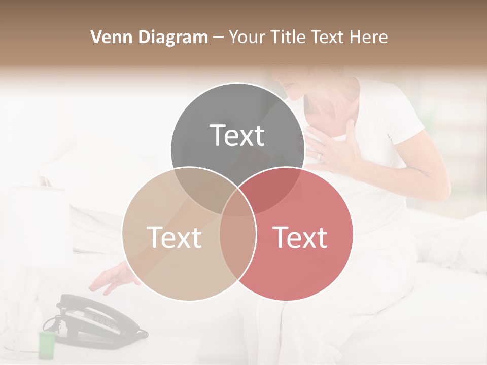 Mid Age Call Unhappy PowerPoint Template