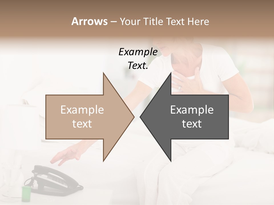 Mid Age Call Unhappy PowerPoint Template