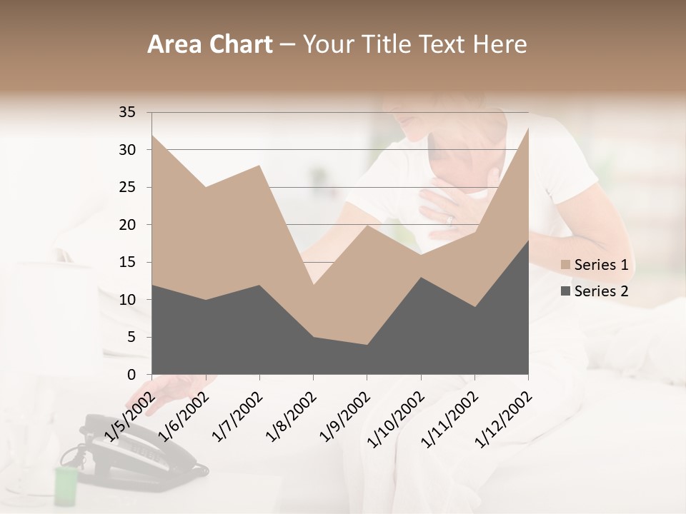 Mid Age Call Unhappy PowerPoint Template
