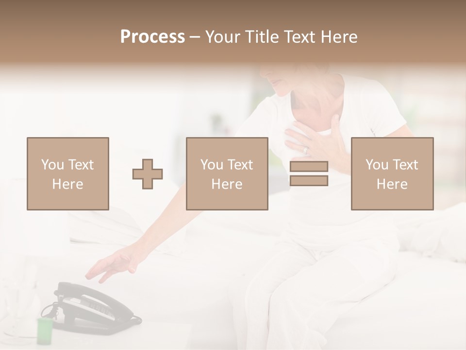 Mid Age Call Unhappy PowerPoint Template
