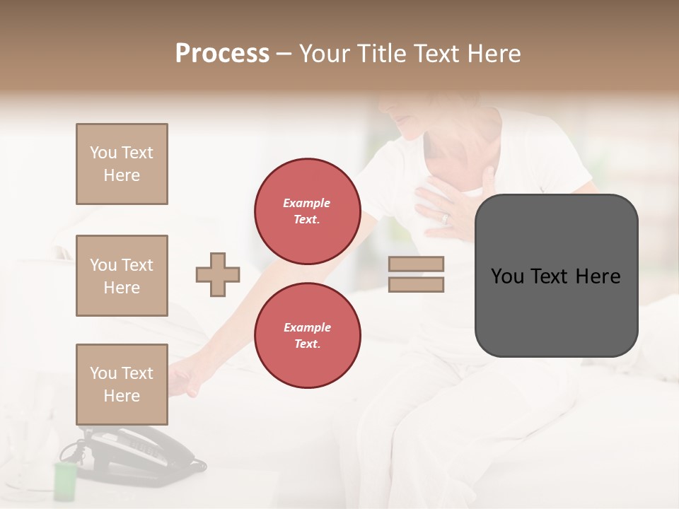 Mid Age Call Unhappy PowerPoint Template