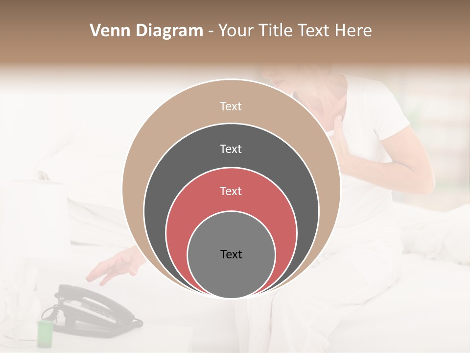 Mid Age Call Unhappy PowerPoint Template