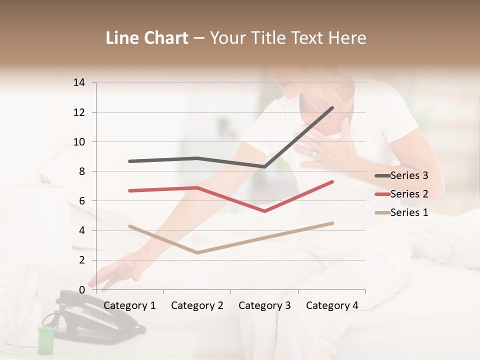 Mid Age Call Unhappy PowerPoint Template