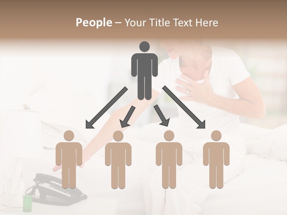 Mid Age Call Unhappy PowerPoint Template