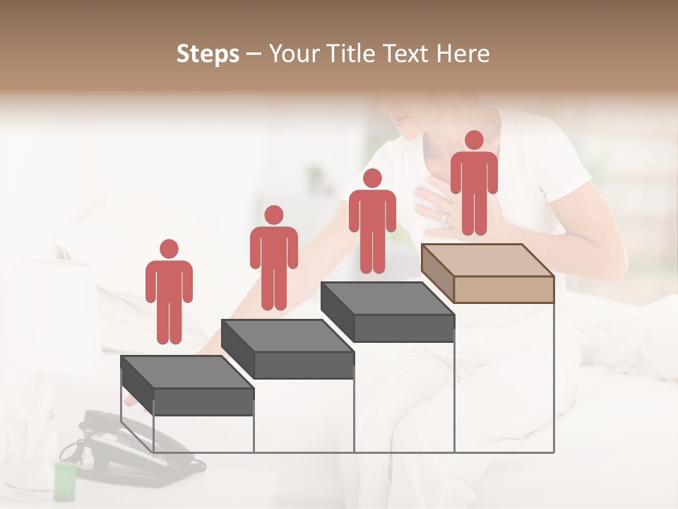 Mid Age Call Unhappy PowerPoint Template