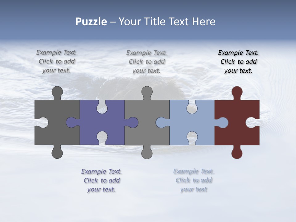 Outdoor Domestic Animal Game Keeping PowerPoint Template