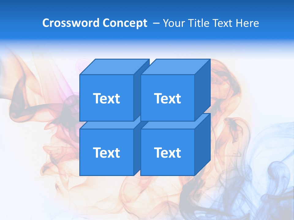 Effect Fire Black PowerPoint Template