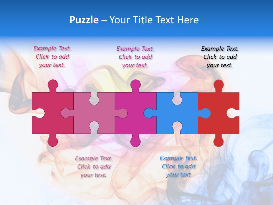 Effect Fire Black PowerPoint Template