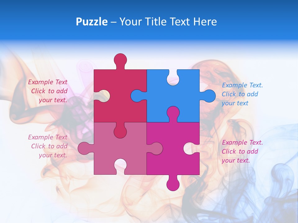 Effect Fire Black PowerPoint Template