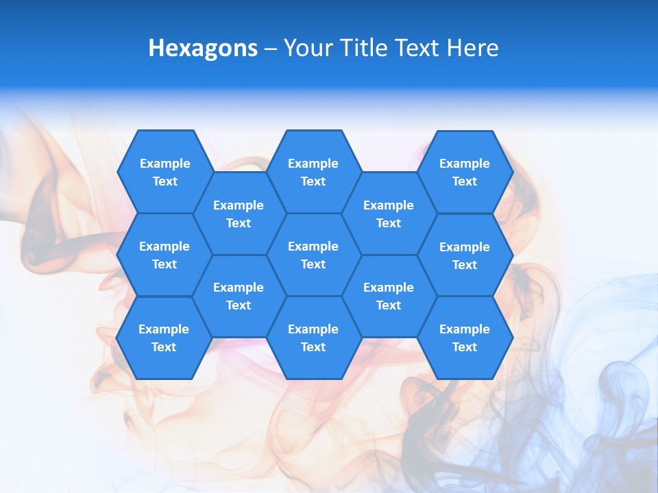 Effect Fire Black PowerPoint Template