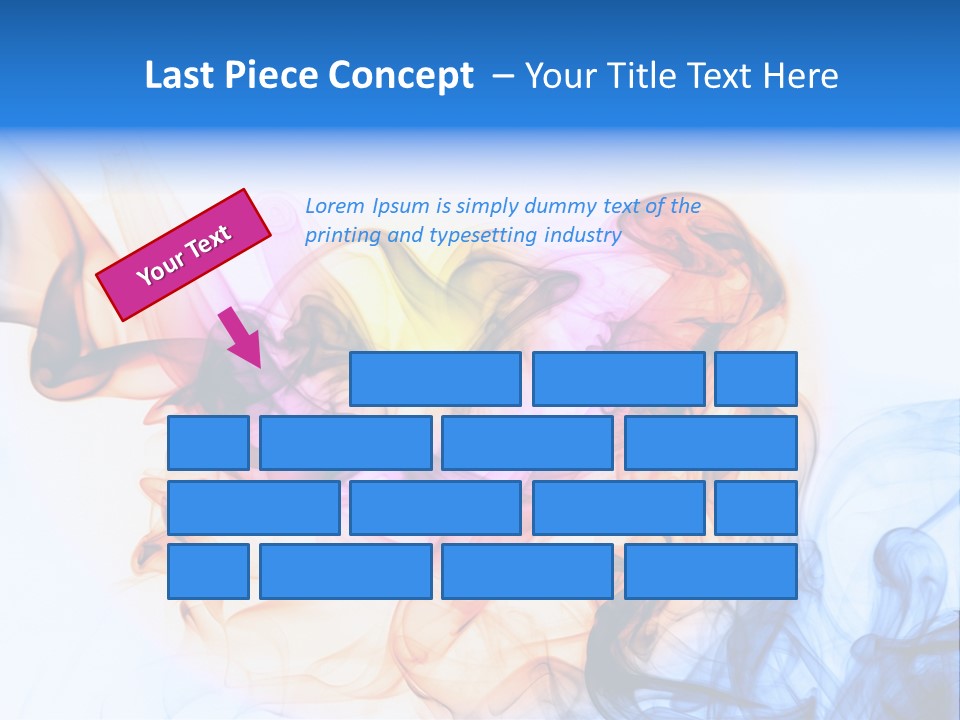 Effect Fire Black PowerPoint Template