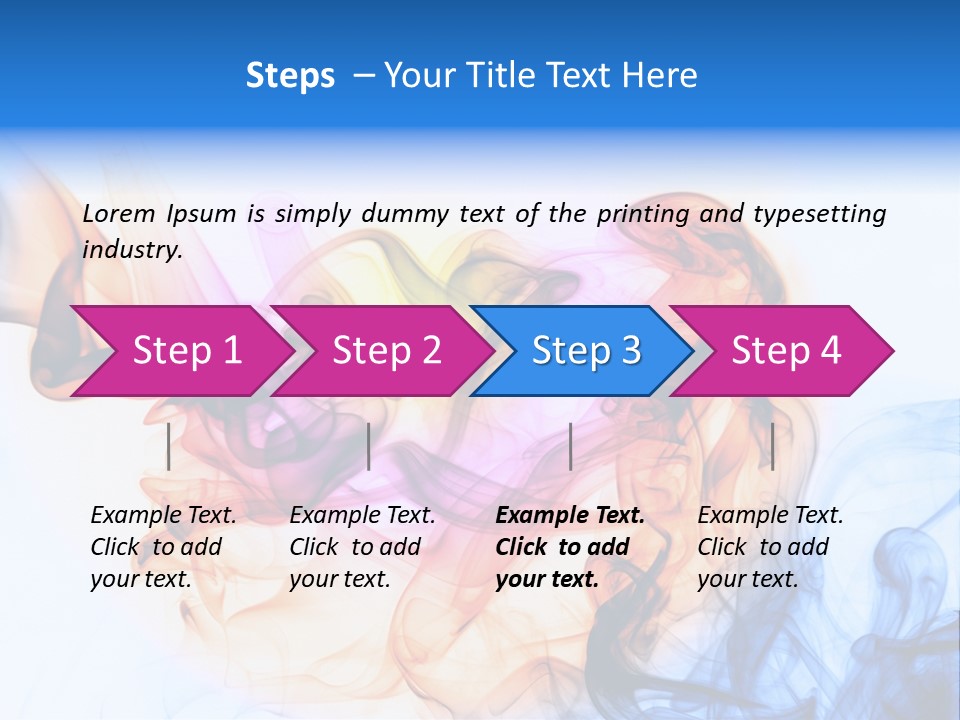 Effect Fire Black PowerPoint Template