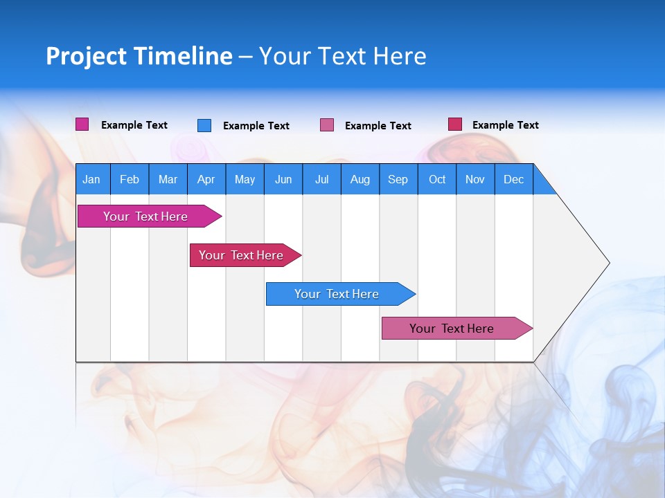 Effect Fire Black PowerPoint Template