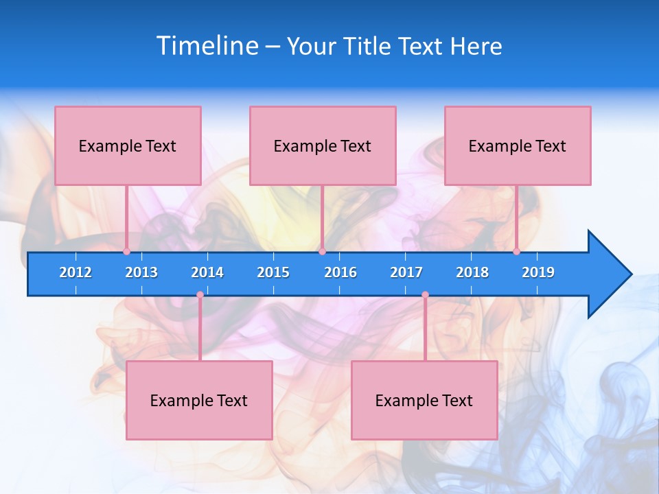Effect Fire Black PowerPoint Template
