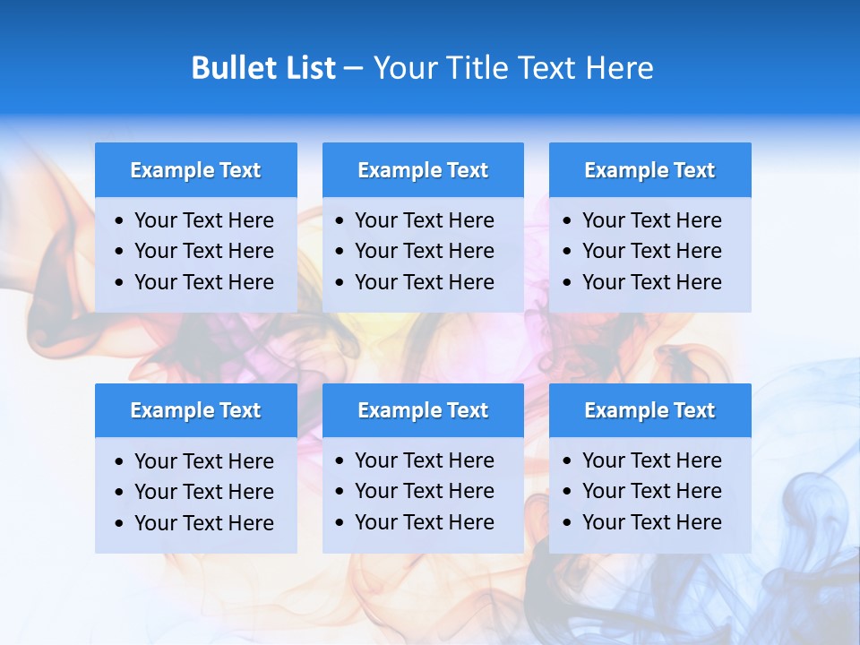 Effect Fire Black PowerPoint Template
