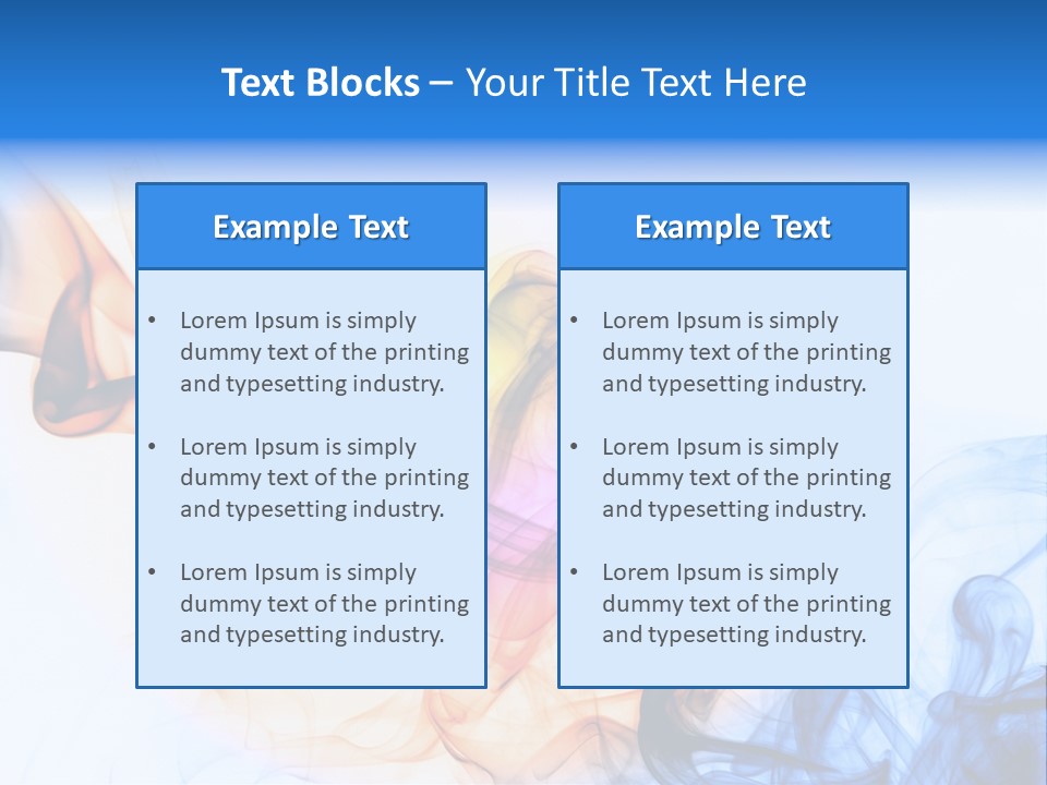 Effect Fire Black PowerPoint Template