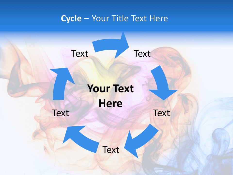 Effect Fire Black PowerPoint Template