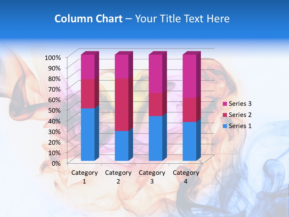 Effect Fire Black PowerPoint Template