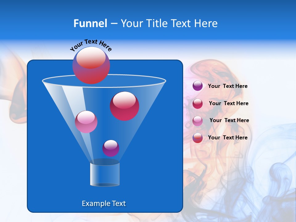 Effect Fire Black PowerPoint Template