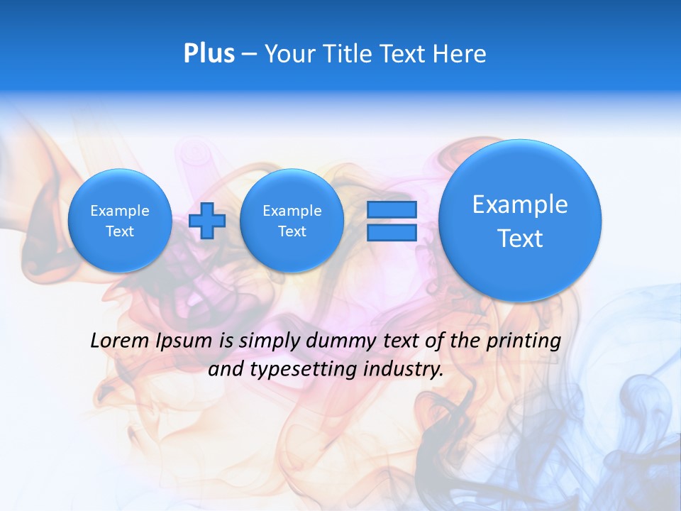 Effect Fire Black PowerPoint Template