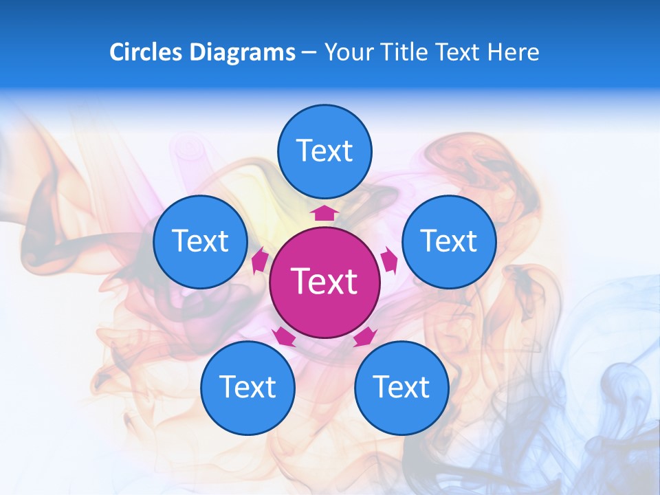 Effect Fire Black PowerPoint Template