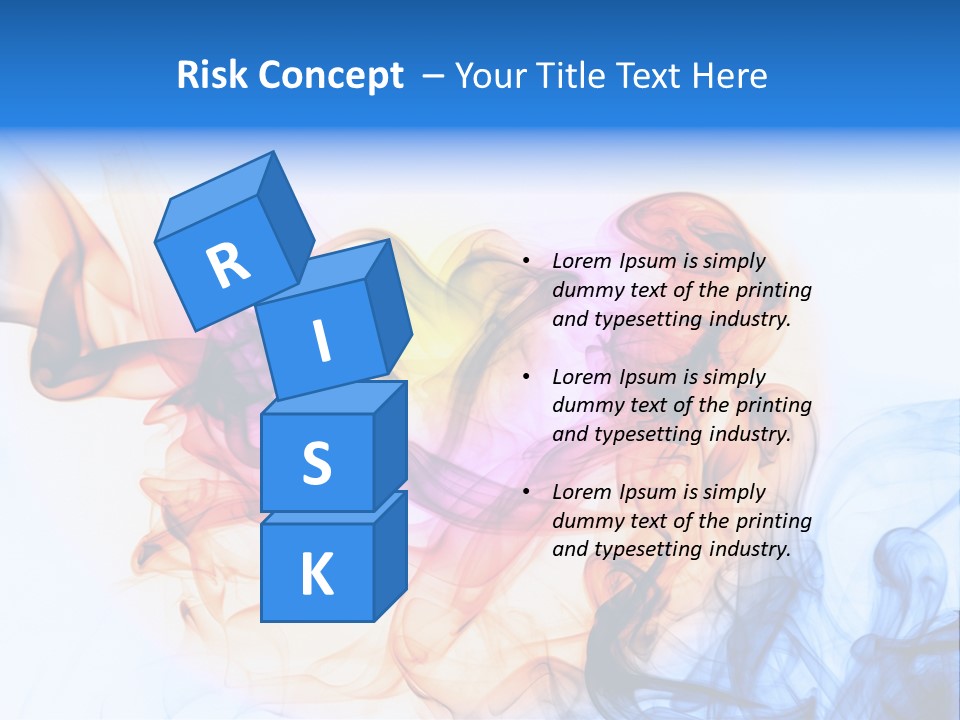 Effect Fire Black PowerPoint Template