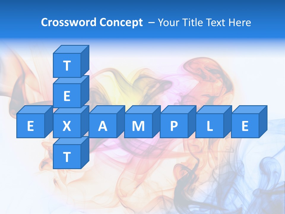 Effect Fire Black PowerPoint Template