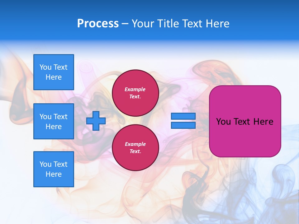 Effect Fire Black PowerPoint Template