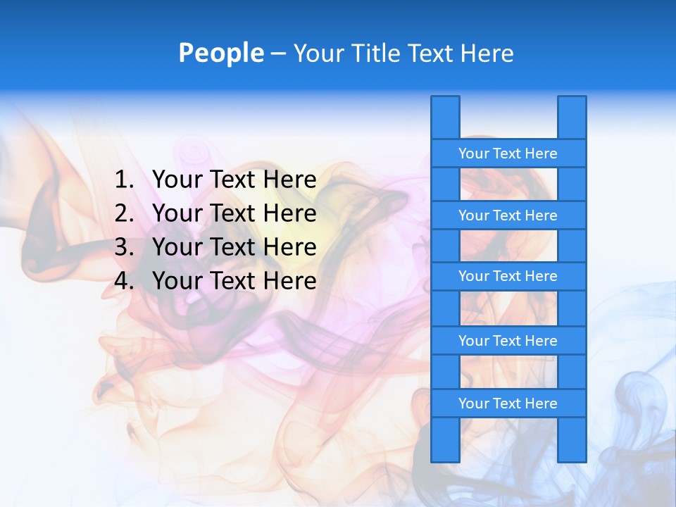 Effect Fire Black PowerPoint Template