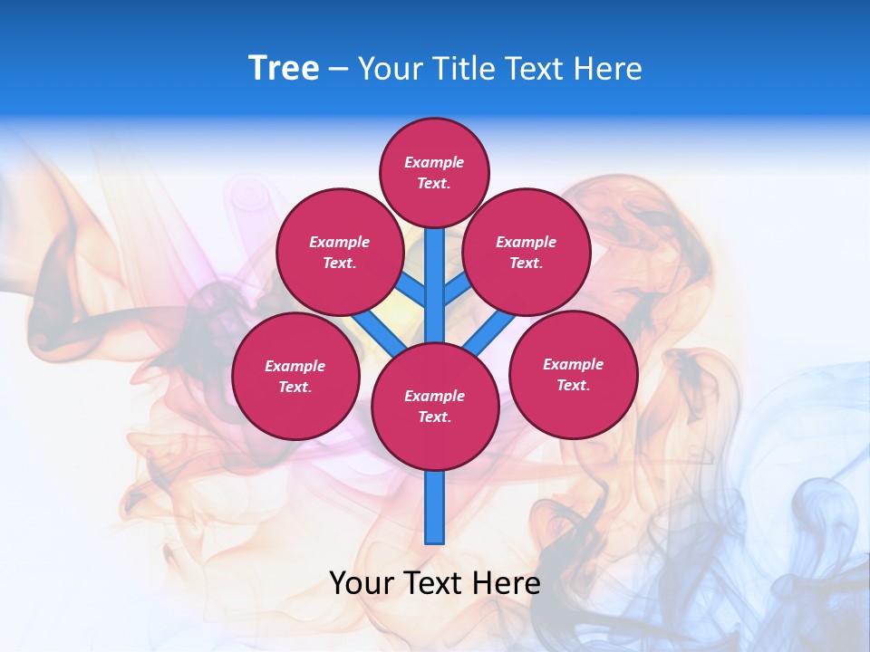 Effect Fire Black PowerPoint Template