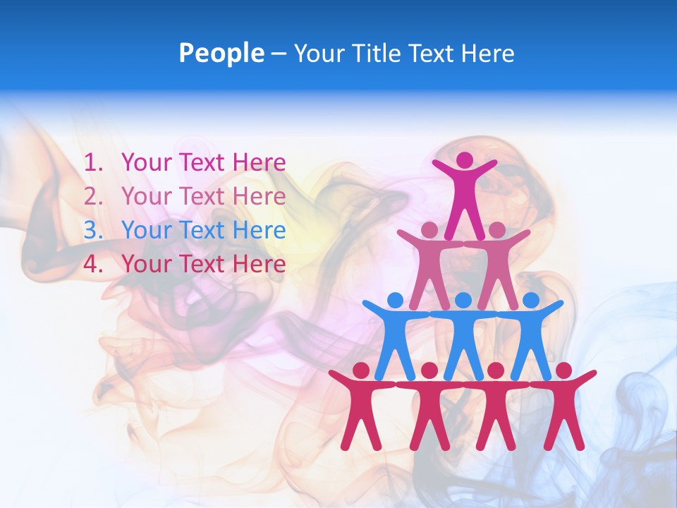 Effect Fire Black PowerPoint Template